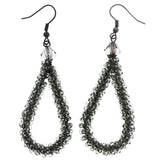 Mi Amore Dangle-Earrings Green/Black