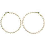 Mi Amore Hoop-Earrings White