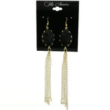 Mi Amore Chain Dangle-Earrings Gold-Tone/Black