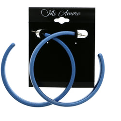 Mi Amore Hoop-Earrings Blue