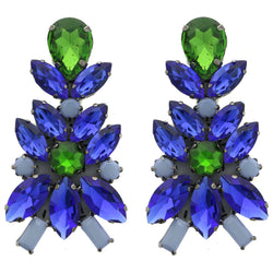 Mi Amore Dangle-Earrings Blue/Green