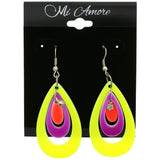 Mi Amore Teardrop Dangle-Earrings Multicolor