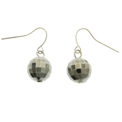 Mi Amore Disco Ball Dangle-Earrings Silver-Tone