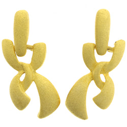 Mi Amore Dangle-Earrings Gold-Tone