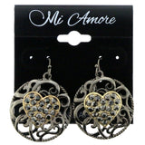 Mi Amore Dangle-Earrings Silver-Tone/Gold-Tone