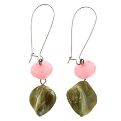 Mi Amore Dangle-Earrings Green/Pink