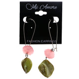 Mi Amore Dangle-Earrings Green/Pink