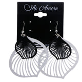 Mi Amore Dangle-Earrings White/Black