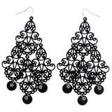 Mi Amore Dangle-Earrings Black