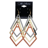 Mi Amore Dangle-Earrings Gold-Tone/Orange