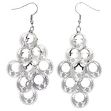 Mi Amore Chandelier-Earrings Silver-Tone