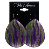 Mi Amore Dangle-Earrings Purple/Green