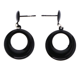 Mi Amore Drop-Dangle-Earrings Black