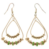 Mi Amore Dangle-Earrings Gold-Tone/Green