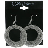 Mi Amore Dangle-Earrings Silver-Tone