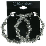 Mi Amore Hoop-Earrings Silver-Tone