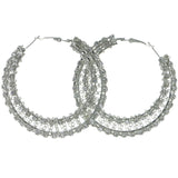 Mi Amore Hoop-Earrings Silver-Tone