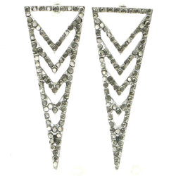 Mi Amore Dangle-Earrings Dark-Silver