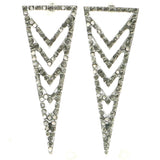 Mi Amore Dangle-Earrings Dark-Silver