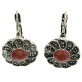 Mi Amore Flower Dangle-Earrings Silver-Tone