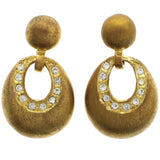 Mi Amore Dangle-Earrings Gold-Tone