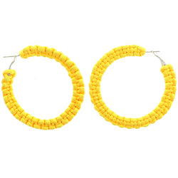 Mi Amore Hoop-Earrings Yellow