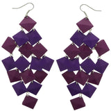 Mi Amore Chandelier-Earrings Purple