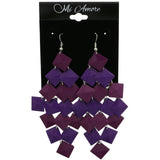 Mi Amore Chandelier-Earrings Purple