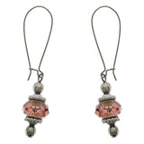 Mi Amore Dangle-Earrings Dark-Silver/Purple