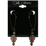 Mi Amore Dangle-Earrings Dark-Silver/Purple