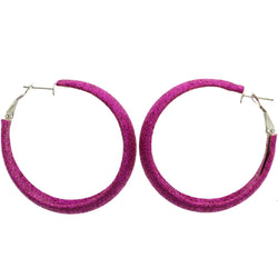 Mi Amore Hoop-Earrings Pink