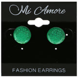 Mi Amore Stud-Earrings Green