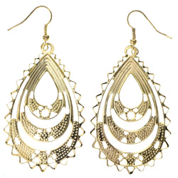 Mi Amore Dangle-Earrings Gold-Tone