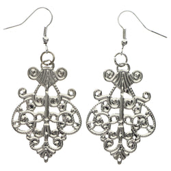 Mi Amore Dangle-Earrings Silver-Tone