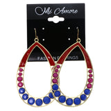 Mi Amore Dangle-Earrings Purple/Red