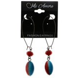 Mi Amore Dangle-Earrings Red/Blue