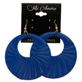 Mi Amore Dangle-Earrings Blue/Gold-Tone