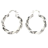 Mi Amore Hoop-Earrings Silver-Tone