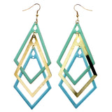 Mi Amore Dangle-Earrings Green/Blue