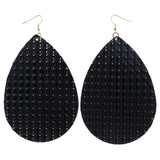 Mi Amore Dangle-Earrings Black/Gold-Tone