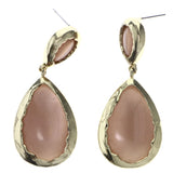 Mi Amore Drop-Dangle-Earrings Brown/Gold-Tone