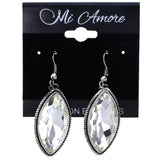 Mi Amore Antiqued Dangle-Earrings Silver-Tone