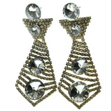 Mi Amore Drop-Dangle-Earrings Silver-Tone