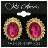 Mi Amore Post-Earrings Gold-Tone/Pink