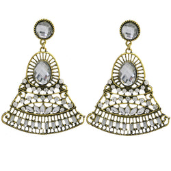 Mi Amore Bell Dangle-Earrings Gold-Tone