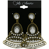 Mi Amore Bell Dangle-Earrings Gold-Tone