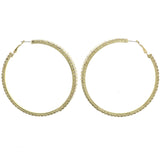 Mi Amore Hoop-Earrings Gold-Tone