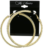 Mi Amore Hoop-Earrings Gold-Tone