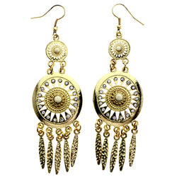 Mi Amore Dangle-Earrings Gold-Tone