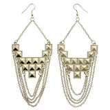 Mi Amore Spike Dangle-Earrings Gold-Tone